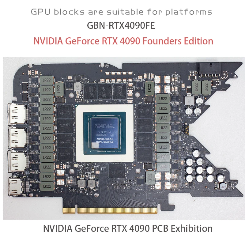 Granzon GPU Block Use for NVID - огляд і ціна Rtx 4090 Water Block